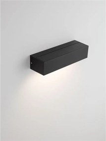 Aplica exterior neagra liniara 22cm IP65 LED CCT PRISMATIC