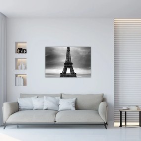 Tablou - Mașină roz în Paris (90x60 cm)