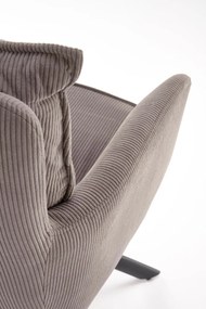 Scaun rotativ K528 velvet gri