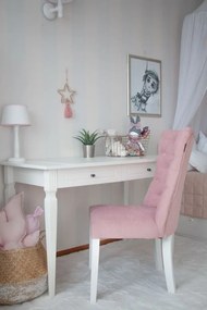 Birou pentru copii Ines alb L120 cm