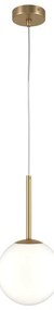 Lustra, Pendul design modern Basic form auriu, diametru 18cm