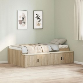 vidaXL Cadru de Pat din Stejar Sonoma 80x200 cm