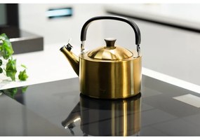 Ceainic auriu din oțel inoxidabil 1,5 l Diamante – Vialli Design