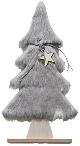 Brad decorativ cu blana LUSH 28 cm - diverse culori Barva: Maro