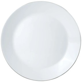 Set farfurii 18 piese alb cu detalii argintii Kinghoff KH1877