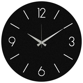 Ceas de perete Trevwela, Black , 48 x 48 cm