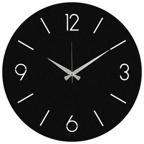 Ceas de perete Trevwela, Black , 48 x 48 cm