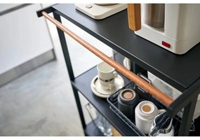 Etajeră negru-mat din oțel 60x90x46,5 cm Tower – YAMAZAKI