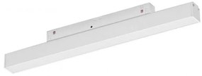 Set un metru sina magnetica monofazata cu iluminat inclus Alfa 52M1031WH alb, 3000K