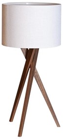 ByRydens Lampă de masă VEGA 1xE27/8W/230V, alb/nuc (4002720-6003)