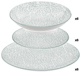 Set vesela de masa JASMIN, 18 bucati