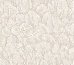 Tapet Tranquil, Pearl Cream Luxury Feather, 1838 Wallcoverings, 5.3mp / rola