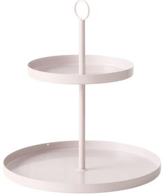 Etajeră metalică SAMINA, bej, înălțime 34 cm