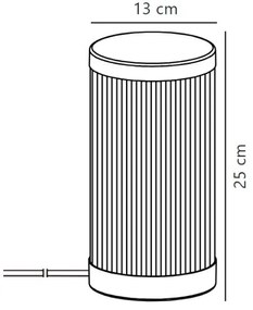 Lampă de masă de exterior Nordlux COUPAR 1xE27/25W/230V IP54 alb