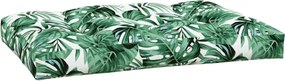 vidaXL Pernă pentru paleți, verde, 120x80x12 cm, textil