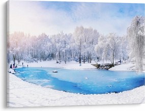 Tablou - Lac de gheață (70x50 cm)