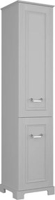 Dulap tip coloana pe pardoseala gri Krofam Oxford 190 cm