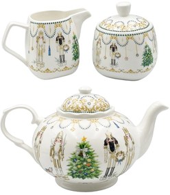 Set servire cafea sau ceai BERNARD - Spargatorul de Nuci, 800ml, Portelan