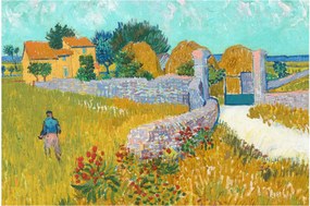 Tablou - Vincent van Gogh, Farmhouse in Provence, reproducere (90x60 cm)