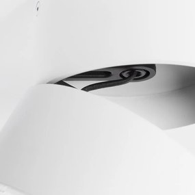 Spotlight modern alb rotund reglabil - Go Nine