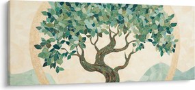 Tablou – Mozaic elegant cu arbore (120x50 cm)