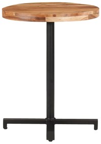 320277 vidaXL Masă de bistro, Ø60x75 cm, lemn masiv de acacia, rotund
