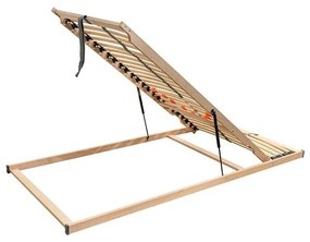 Somieră flexibilă rabatabilă pe înălțime LOEN 200x90 cm