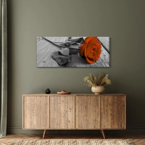 Tablou - Trandafir portocaliu (120x50 cm)