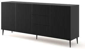 Comodă Rawy 3D3S (Negru + Negru). 1061131