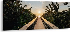 Tablou - drum spre soare (120x50 cm)