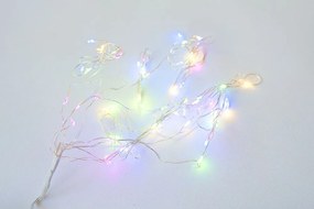 Lumini decorative de Crăciun - fire - 64 LED colorate