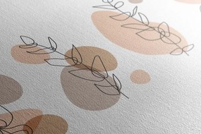Tablou natura moartă minimalistă ale plantelor