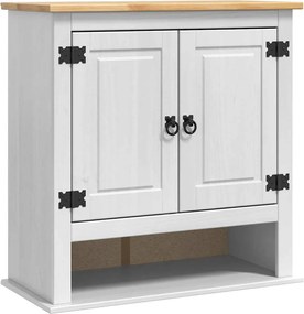 vidaXL Dulap suspendat Corona Alb 70 x 33 x 71,5 cm Lemn de pin masiv