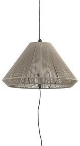 Lampa/Pendul portabil iluminat exterior decorativ SAIGON hole cap C70 gri/bej