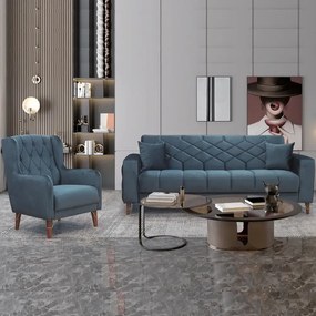 Canapea extensibila cu lada de depozitare 232x90x94 cm ,–Milas