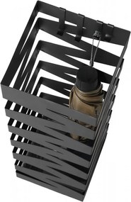 Suport Umbrela, Metal, Negru / Alb
