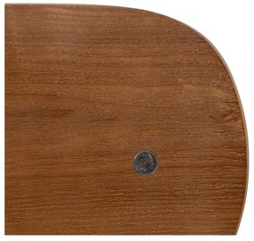 Scaune de dining maro/crem 4 buc. Moe – Ixia