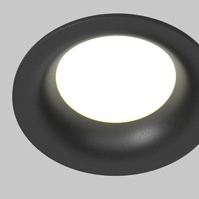 Spot incastrabil tavan fals cu protectie IP65 Slim negru