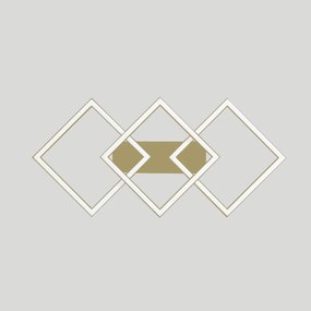 Plafoniera LED design modern AFRODITE, auriu, alb sau titan