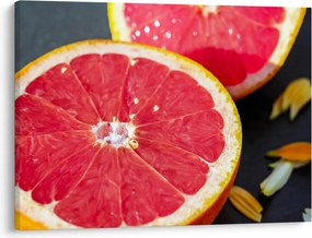 Tablou cu grapefruit tăiat (70x50 cm)