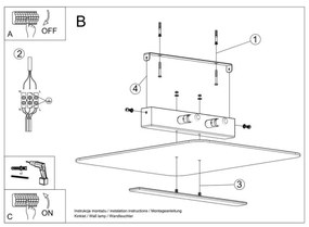 Aplică AZALIA 2xG9/40W/230V Sollux SL.1007