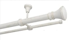 Galerie dubla tavan Luxor alb antichizat 25/16mm (Alege marime: 200 cm)