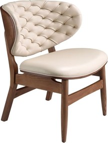 Fotoliu elegant design italian Sand-Walnut