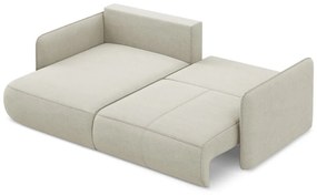 Colțar crem extensibil/cu spațiu de depozitare (cu colț pe partea stângă) Nanea – Makamii