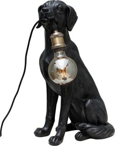 Lampa de masa, din rasina, forma de caine, Good Dog