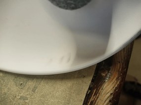 OFERTA Scaun de masa OSAKA din plastic, alb II. calitate