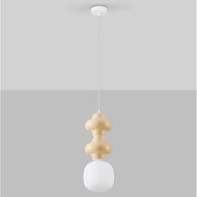 Pendul ceramic design modern CHIC galben