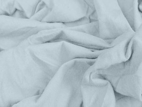 Cearsaf Jersey cu lycra argintiu 90 x 200 cm