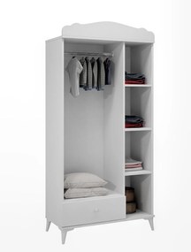 Set de mobilier pentru camera bebelusului Sansa Buyuyen - White, Alb, 95x67x175 cm