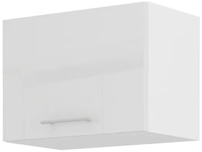 Dulap superior de bucătărie Lavera 50 GU 36 1F (alb + alb lucios). 1032344